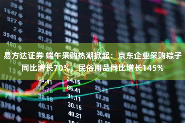 易方达证券 端午采购热潮掀起：京东企业采购粽子同比增长70%，民俗用品同比增长145%