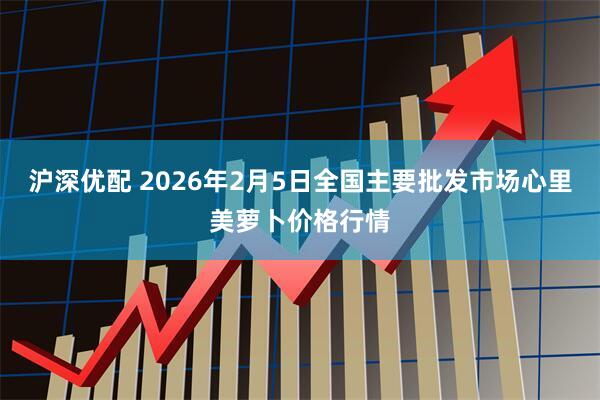 沪深优配 2026年2月5日全国主要批发市场心里美萝卜价格行情